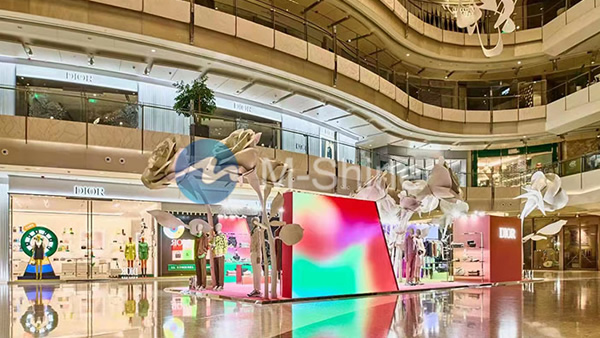 P3不規(guī)則LED顯示屏，迪奧專賣店，中國(guó)